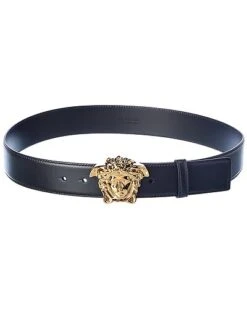 Versace La Medusa Classic Leather Belt Men