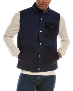 Diamond Quilted Vest Men