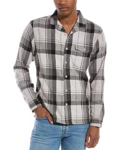 Flannel Convertible Overshirt Men