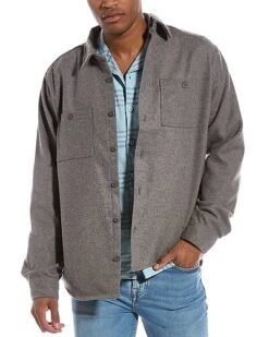 Essential Heavy-Weight Wool-Blend Overshirt Men