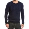 Plaited Cashmere Crewneck Sweater Men