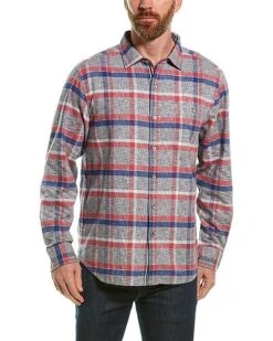 Tommy Bahama Canyon Beach Bonfire Plaid Shirt Men