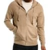 Vince Zip Wool & Cashmere-Blend Hoodie Men