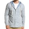 Vince Desert Side Plaid Hooded Shirt Men