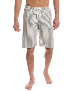 HANRO Linen-Blend Loungewear Short Men -Men Fashion 1010360757 RLLD 3