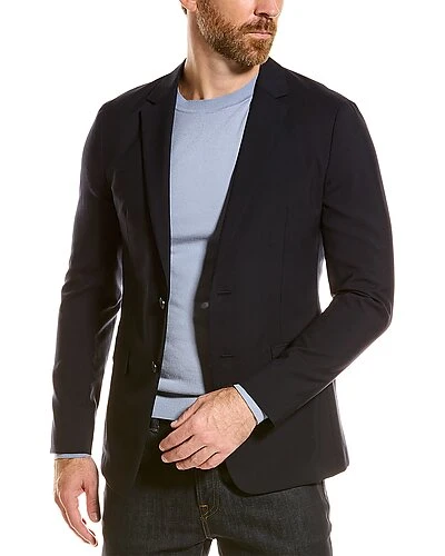THEORY Clinton Ripstop Wool-Blend Blazer Men 1 THEORY Clinton Ripstop Wool-Blend Blazer Men