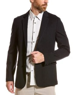 THEORY Clinton Stripe Ponte Blazer Men