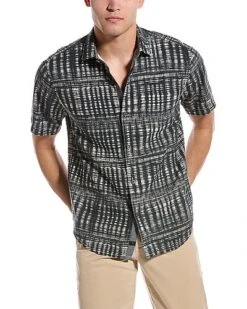 Tommy Bahama Daybreak Batik Silk Shirt Men
