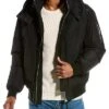 Mackage Viggo Leather-Trim Bomber Jacket Men