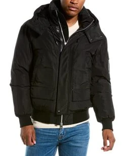 Mackage Viggo Leather-Trim Bomber Jacket Men -Men Fashion 1010465758 RLLD 3