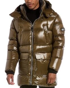 Mackage Kendrick Leather-Trim Down Parka Men -Men Fashion 1010489127 RLLD 3