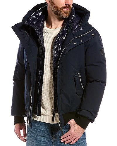 Mackage Dixon Leather-Trim Down Jacket Men 1 Mackage Dixon Leather-Trim Down Jacket Men