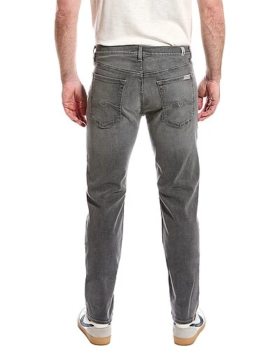 7 For All Mankind Slimmy Rainy Grey Slim Jean Men 2 7 For All Mankind Slimmy Rainy Grey Slim Jean Men - Image 2