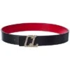 Christian Louboutin Happy Rui CL Logo Leather Belt Men