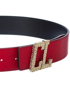 Christian Louboutin Happy Rui CL Logo Leather Belt Men -Men Fashion 1010535177 RLLD 3