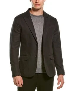 Vince Linen-Blend Blazer Men