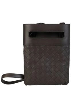Bottega Veneta Intrecciato Leather Crossbody Men