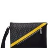 FENDI FF Canvas & Leather Pouch Men
