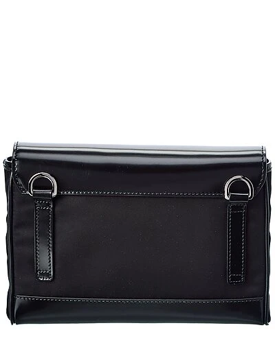 Prada Logo Nylon & Leather Shoulder Bag Men 2 Prada Logo Nylon & Leather Shoulder Bag Men - Image 2