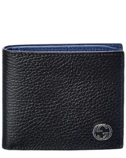 Gucci GG Leather Bifold Wallet Men