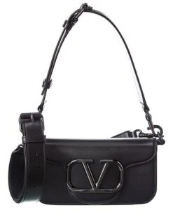 Valentino VLogo Leather Shoulder Bag Men