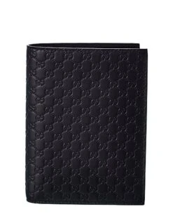 Microguccisima Leather Bifold Wallet Men