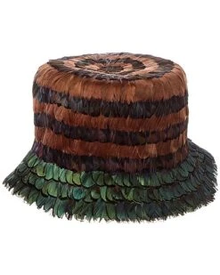 Valentino Feather Bucket Hat Men