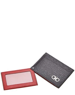 Salvatore Ferragamo Embossed Leather Credit Card Case Men -Men Fashion 1111841288 RLLD 3