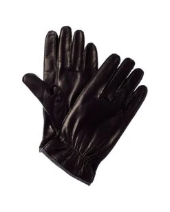 Leather & Wool Gloves Men