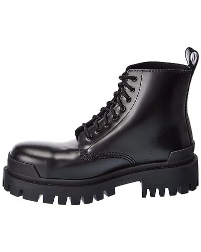Balenciaga Strike Leather Bootie Men 2 Balenciaga Strike Leather Bootie Men - Image 2