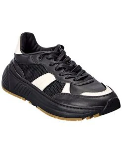 Bottega Veneta Speedster Mesh & Leather Sneaker Men
