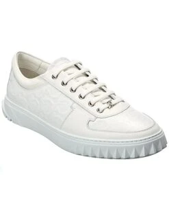 Salvatore Ferragamo Cuby Leather Sneaker Men