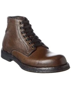 Dolce & Gabbana Bernini Leather Boot Men
