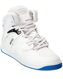 Front Page 14 Gucci Basket High-Top Sneaker Men