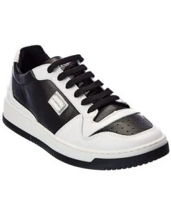 By Mario Valentino Oliver Leather Sneaker Men