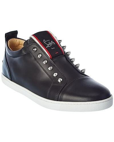 Christian Louboutin F.A.V Fique A Vontade Leather Sneaker Men 1 Christian Louboutin F.A.V Fique A Vontade Leather Sneaker Men