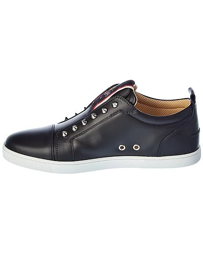 Christian Louboutin F.A.V Fique A Vontade Leather Sneaker Men 2 Christian Louboutin F.A.V Fique A Vontade Leather Sneaker Men - Image 2
