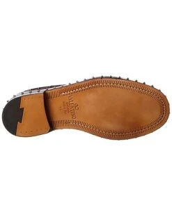 Valentino Rockstud Croc-Embossed Leather Oxford Men -Men Fashion 1312423992 RLLD 4