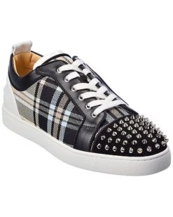 Christian Louboutin Junior Spikes Leather Sneaker Men