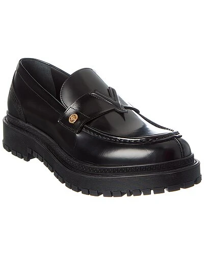 Versace Leather Loafer Men 1 Versace Leather Loafer Men