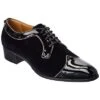 Gucci Velvet & Patent Oxford Men
