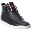 Christian Louboutin F.A.V Fique A Vontade Mid Cut Leather Sneaker Men