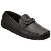 Salvatore Ferragamo Gancini Leather Slide Men