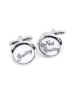 Guilty & Not Guilty Cufflinks Men