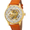 Men's Saturnos Gold Skeleton Watch