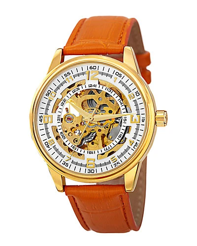 Men's Saturnos Gold Skeleton Watch 1 Men's Saturnos Gold Skeleton Watch