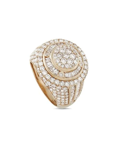 14K 5.86 Ct. Tw. Diamond Dome Ring Men 2 14K 5.86 Ct. Tw. Diamond Dome Ring Men - Image 2