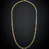 14K Italian Gold Valentino Chain Necklace Men