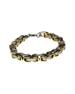 Plated & Stainless Steel Bracelet Men