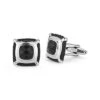 Gentlemens Stainless Steel Black Onyx Cufflinks
